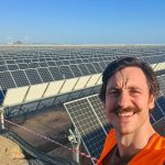 Inspection of installation at site Benguela, 96 MWp.